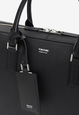 Elliot Grained Leather Briefcase