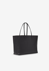 Fendi Medium Roll Grained Leather Tote Bag Black 8BH444B1E7F0RQ5_NEROMORO_70026734