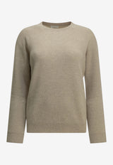 Brunello Cucinelli Cashmere Knit Crewneck Sweater Beige M12175400C9731_1f8ec93c-850d-4733-923d-74605a1803c8
