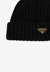Triangle Logo Wool Beanie