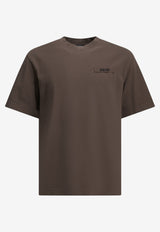 Jacquemus Grosgrain Crewneck T-shirt Brown TSM00133AJ00226BROWN_09d1915a-5ee1-4718-ae05-3b579cc0ae81