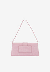 Jacquemus Le Bambino Long Croc-Embossed Suede Shoulder Bag Pink BAW00013AC07A09LIGHT PINK_0d3b8886-bb96-4118-9966-8302f9502965