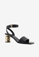 Givenchy 65 Tape Heel Leather Sandals Black BE30BPE1J7001_BLACK_40017446