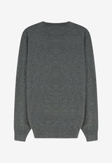 Brunello Cucinelli Ribbed Crewneck Sweater Gray M2200100CHE50_BOSCOGRIGIO_70014753