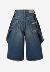 Balenciaga Tulipano Bermuda Shorts Blue 872219TRW614060_DARK OCEAN_44824457