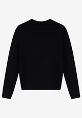 Loro Piana Siena Silk-Blend Polo Sweater Black FAM07018000_BLACK_70281637