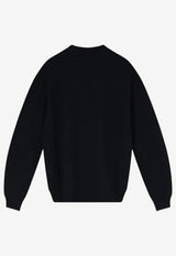 Loro Piana Classic Baby Cashmere Sweater Black FAN1201M047_BLACK-GREY MELANGE_70281670