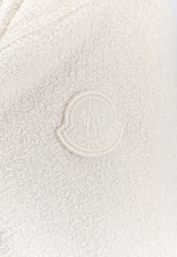 Moncler Zip-Up Bouclé Bomber Jacket White L10938G0002689BDU050_White_61128972