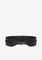 Alaïa Maxi Leather Belt Black AA1C331MCA332999_NOIR_49746802