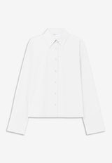 The Frankie Shop Tila Oversized Shirt White CHFS21931000WHITE_WHITE_70332367