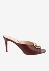 Valentino 80 VLogo Signature Leather Mules Red 9W2S0NQ4ZICAFD_ROSEWOOD_70014060