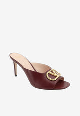 Valentino 80 VLogo Signature Leather Mules Red 9W2S0NQ4ZICAFD_ROSEWOOD_70014060