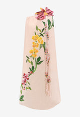 Farm Rio Garden Terrace One-Shoulder Linen Dress Pink 34796426005_GARDENTERRACEPINK_70332387