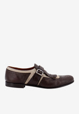 Church's Shanghai Flex Monk Strap Shoes Brown EOB1079QGF0XZE_Ebony ecru_44130221