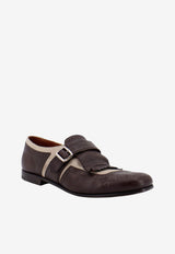 Church's Shanghai Flex Monk Strap Shoes Brown EOB1079QGF0XZE_Ebony ecru_44130221