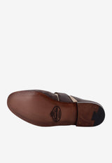 Church's Shanghai Flex Monk Strap Shoes Brown EOB1079QGF0XZE_Ebony ecru_44130221