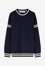 Golden Goose DB Journey Knitted Sweater Navy GMP02863P00267250486_DARK BLUE_66335995