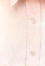 The Frankie Shop Arlen Boxy-Fit Sleeved Shirt Pink CHFS21918621FADEDPINK_FadedPink_70332008