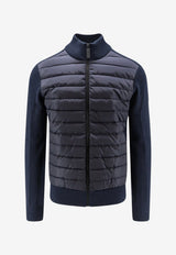 Canada Goose Hybridge Padded Wool Zip-Up Cardigan Navy 6830M9858_NOCTURNE_70331554