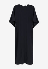Stella McCartney Sleeved Midi Dress Black 6A07103FU3721000_BLACK_70014758