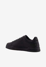Dolce & Gabbana Portofino Leather Low-Top Sneakers Black CS2332A106580999_Black_70014262