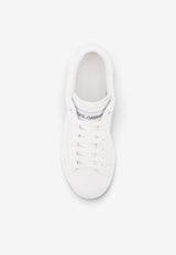 Dolce & Gabbana Portofino Leather Low-Top Sneakers White CS2332A106580002_BIANCO OTTICO_70014332