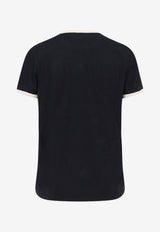 Moncler Printed Logo T-shirt Black L10938C0003189AUOP90_Black_70165673