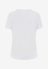 Moncler Logo Print T-shirt White L10938C0001189B8U00A_White_70165674