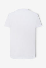 Moncler Logo Print T-shirt White L10938C0005689AUG00A_White_70165679