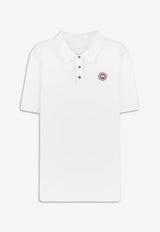 Canada Goose Beckley Polo T-shirt with Embroidered-Logo White 1600M9025_WHITE_70332812