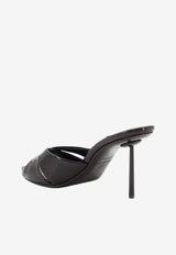 Le Silla Shirley 80 Patent Leather Mules Brown 6621F080BYPPGSM792_Sacher_70331720