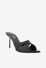 Le Silla Shirley 80 Patent Leather Mules Brown 6621F080BYPPGSM792_Sacher_70331720