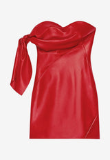Givenchy Off-Shoulder Leather Corset Dress Red BW22XR61UJ626_Poppyred_40017450