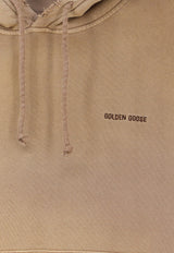 Golden Goose DB Distressed Hooded Logo Sweatshirt Beige GUP02763P00263616107_DECORATIV THREAD 1: 100% POLYE_66335990