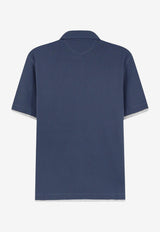 Brunello Cucinelli Classic Polo T-shirt Blue ME8543966CBL48_DENIMPERLA_70211187