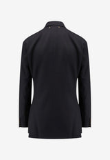 Golden Goose DB Diva Double-Breasted Wool Blazer Black GWP00829P00152190100_BLACK_66335982
