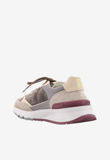 Brunello Cucinelli Suede Leather Paneled Sneakers Multicolor MZUSNEO355CYR60_ANTRACITEPIOMBOSTONEALPACA_70014732