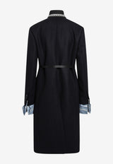 Prada Belted Wrap Coat Blue P649TROOO11H4/T_PRADA-F0008