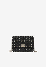 Valentino Mini Rockstud Spike Nappa Leather Shoulder Bag Black 9W2B0123NAP/T_VALE-0NO
