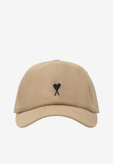 AMI PARIS Ami De Coeur Baseball Cap Beige UCP265AW0041/T_AMI-A184