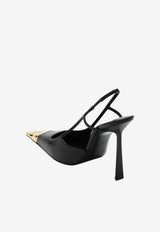 Saint Laurent Jeanne 110 Slingback Pumps Black 800164AADX2/T_YSL-1000