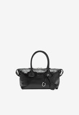Miu Miu Glossy Leather Top Handle Bag Black 5BA338OOO2A44/T_MIU-F0002