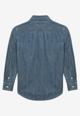 Polo Ralph Lauren Kids Boys Denim Shirt Blue 323713843001CO/T_POLOR-DB