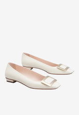Roger Vivier Belle Vivier Patent Leather Ballet Flats White RVW00700920D1P/T_ROGVI-9997