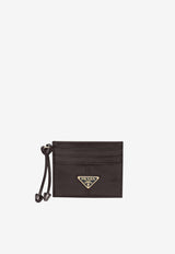 Prada Triangle Logo Cardholder Brown 1MC0252CYR/T_PRADA-F0003