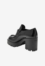 Prada 55 Brushed Leather Pumps Black 1D563O085055/T_PRADA-F0002
