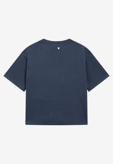 Weekend Max Mara Sabato Printed T-shirt Blue WKDSABATOCO/S_MAXMW-004