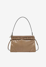 Prada Small Bonnie Calf Leather Shoulder Bag Camel 1BC297OOM2CYR/T_PRADA-F0LT6