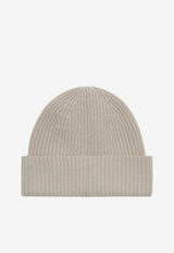 Loro Piana Sergio Ribbed Cashmere Beanie Beige FXM0042WS/T_LORO-A0PN