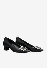 Roger Vivier Belle Vivier 45 Patent Leather Pumps Black RVW00600920D1P/T_ROGVI-9999